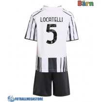 Fotballdrakt Barn Juventus Manuel Locatelli #5 Hjemmedraktsett 2025-26 Kortermet (+ Korte bukser)
